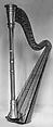 Portable Harp, Joseph George Morley British, wood, various materials, British