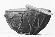 Naqqareh, Body brass, head parchment.  2 wooden sticks., Syrian