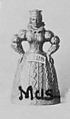 Costume Bell, metal, French