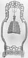 Zhong (bell) and stand, Brass, Chinese
