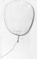 Kelyaut or Qilaut  (frame drum), wood, skin, twine, bone, Native American (Inuit)