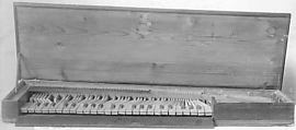 Clavichord, Attributed to Johann Adam Türig (ca. 1617–1693), Various materials, possibly German