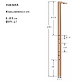 Suling (ring flute), Cane, palm fiber, Javanese Sundanese)