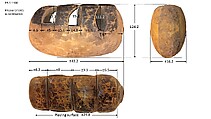 Friction Drum (Lunet, Livika or Kule Paganeg), Wood, stain, Melanesian (New Ireland, Papua New Guinean)