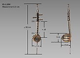 Kāmanche (کمچ), wood, paint, fish skin, metal, Iranian (Persian)
