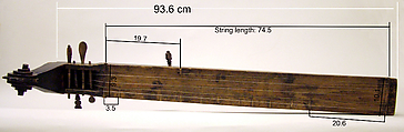 Langeleik, Wood, metal, Norwegian