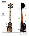 Tar, Wood, strings, Iranian (Persian)