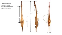 Biola, or Mijue Mijue, Wood, gut, cord, ivory?, Indonesian (Sumatra)