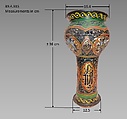 Darabukka, clay, polychrome, Middle East