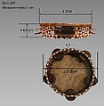 Riqq, Wood, mother-of-pearl, bone, hide, Syrian