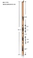 Suling Pelog (ring flute), Bamboo, rattan, Javanese (Sunda)