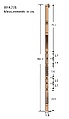 Suling Pélog (ring flute), Bamboo (tamiang bamboo), rattan, Javanese (Sunda)