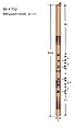 Suling Pélog (ring flute), Bamboo rattan, Javanese (Sunda)