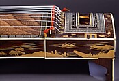 Koto (箏), Various woods, ivory, metal, nylon, tortoiseshell, abalone, lacquerwork, Japanese