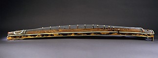Koto (箏), Various woods, ivory, metal, nylon, tortoiseshell, abalone, lacquerwork, Japanese