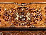 Grand Pianoforte, Érard (French, ca. 1780–1959)  , made in London, Satinwood veneer, oak, spruce, iron, steel, ebony, ivory, gilding, mother-of-pearl, holly, mahogany, burl walnut, tulipwood, silver wire, British