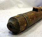Ya-Ah-Gä-Dä-Wasta (flute), Wood, tin, Native American (Seneca, Tonawanda band)