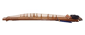 Sanjo Kayagum, Kim Kwang Ju (?) Korean, Wood, various materials, Korean