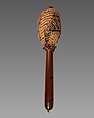 Gong suwukan (knobbed gong), bronze, wood, cloth, Balinese