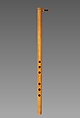 Suling (ring flute), Cane, palm fiber, Javanese Sundanese)