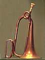 Bugle in E, Johann Bernhard Logier German, Copper, brass, ivory, German