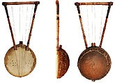 Lyre, Wood, skin, wire, leather, African