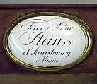 Pianoforte, Stein, Frere et Soeur, Wood case veneered with cherry wood,  various materials, Austrian