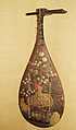 Biwa, Wakamura workshop, Wood, lacquer, gold, white coral?, leather, ivory, Japanese
