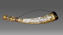Horn, ivory, metal, African?