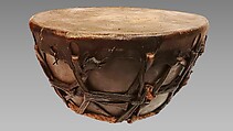 Ṭab'l Sāmī, metal, hide, cord, probably Egyptian