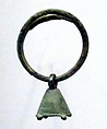 Bracelet Bell, Bronze., Italian (Ancient Roman)