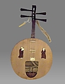 Gekkin, Wood, ivory, skin, silk strings, Japanese