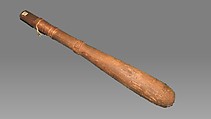 Reed Pipe, wood (red cedar or spruce), spruce root, Native American (Northwest Coast)