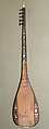 Saz, Wood inlaid with ivory and pearl., Turkish