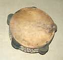 Riqq, Wood, mother-of-pearl, bone, hide, Syrian
