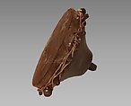 Baz, Brass, trace of lead present, hide, leather, Turkish (possibly)