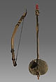 Koumdyeh, Sarakole People (Sierra Leone, Africa), Coconut, horsehair, leather, copper, brass, Sarakole people