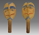 K'el-hitaga'ngo (rattle), wood, paint, pebbles, Native American (Tlingit)