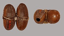 Humming nuts, nut or fruit shells, cord, Native American (Guyanese)
