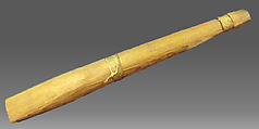 Reed Pipe, red cedar, cord, Native American (Kwakiiutlor or Bella Bella)