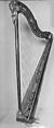 Pedal Harp, Wood, various materials, French