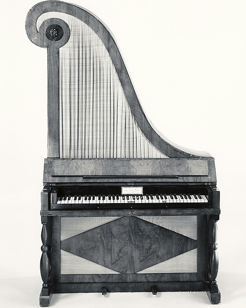 Upright (Giraffe) Piano by Johann Jacob Könnicke, The Metropolitan Museum of Art