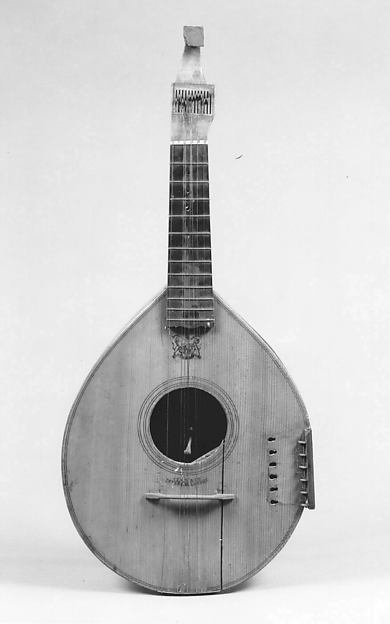 Pianoforte Guittar (Keyed cittern/English Guittar)