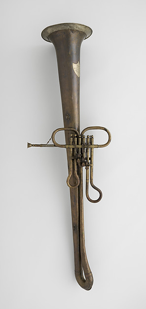 Contrabass Valve Ophicleide in D by Leopold Uhlmann, The Metropolitan Museum of Art