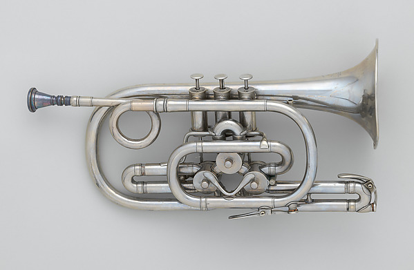 Rotary Valve Cornet by Isaac Fiske, The Metropolitan Museum of Art