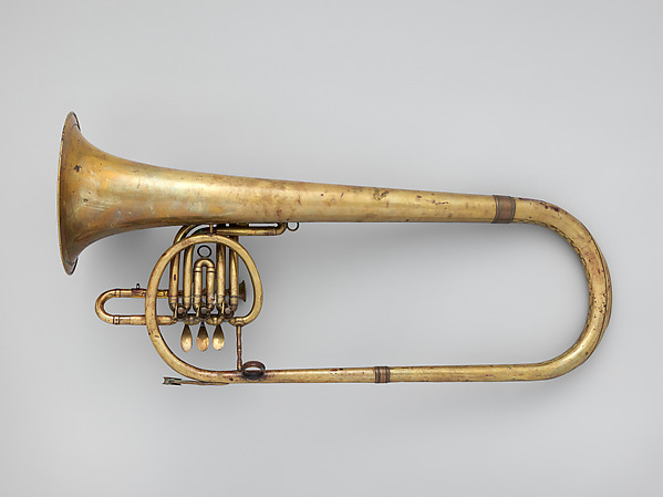 Baritone shoulder horn in B-flat by Henry G. Lehnert, The Metropolitan Museum of Art