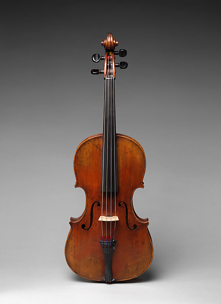 Front view of a viola