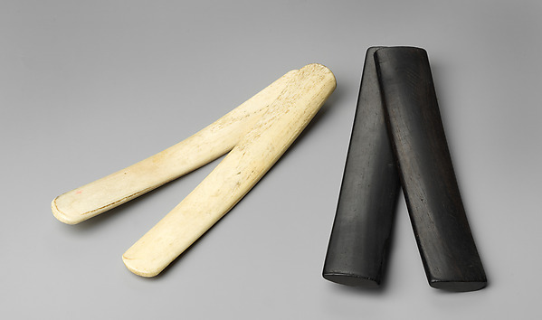 Kit of six pairs of Percussion Bones (clappers) by an unrecorded maker, The Metropolitan Museum of Art
