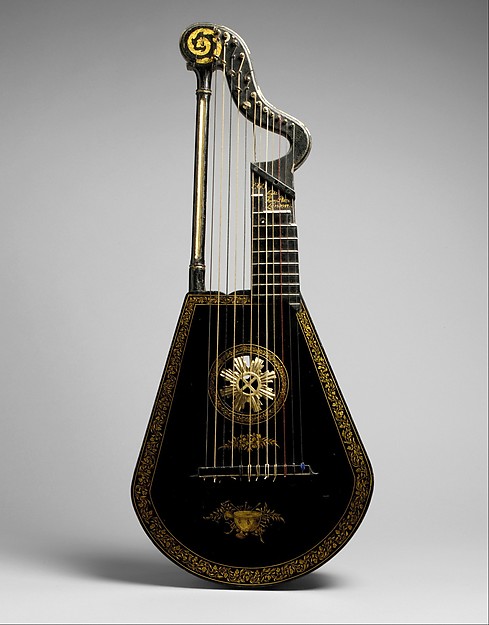 Harp Lute by Edward Light, The Metropolitan Museum of Art
