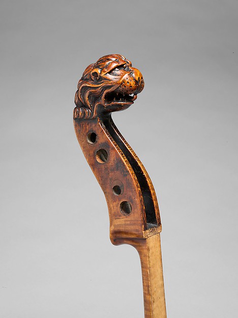 Violoncello Head by Joachim Tielke, The Metropolitan Museum of Art